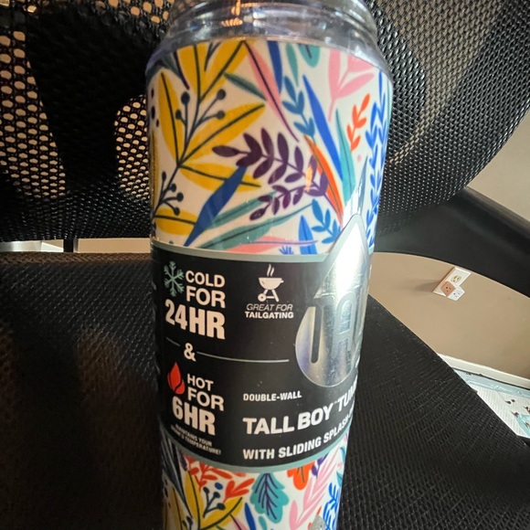 8x3.5 inches approximately tall boy Tumbler NWT + free 8 new Nespresso capsules - Picture 4 of 9